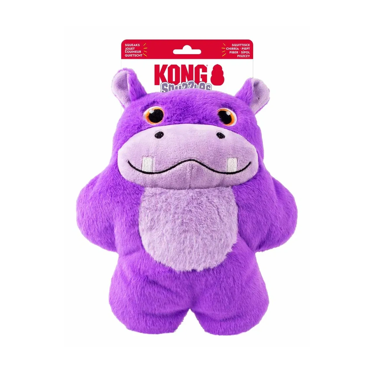 KONG Snuzzles Hippo XL hundebamse 28 x 25 x 10 cm